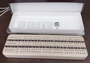 Custom Inlay Cribbage Board