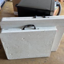 Two Used Tables 5’ And 6” Only $10,00 For Both