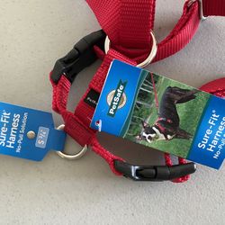 Small Red Dog Harness