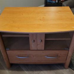 TV Stand Cabinet Glass adjustable shelves