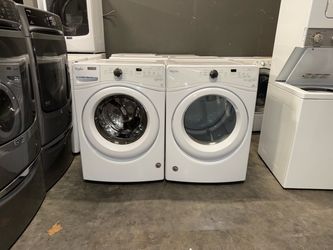 WHIRLPOOL XL CAPACITY WASHER DRYER ELECTRIC SET FREE DELIVERY