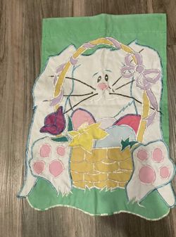 Bunny Garden Flag 