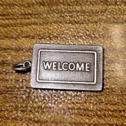 Tiffany & Co. sterling silver keychain charm