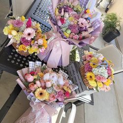 Easter baskets bouquets ready for pickup $80