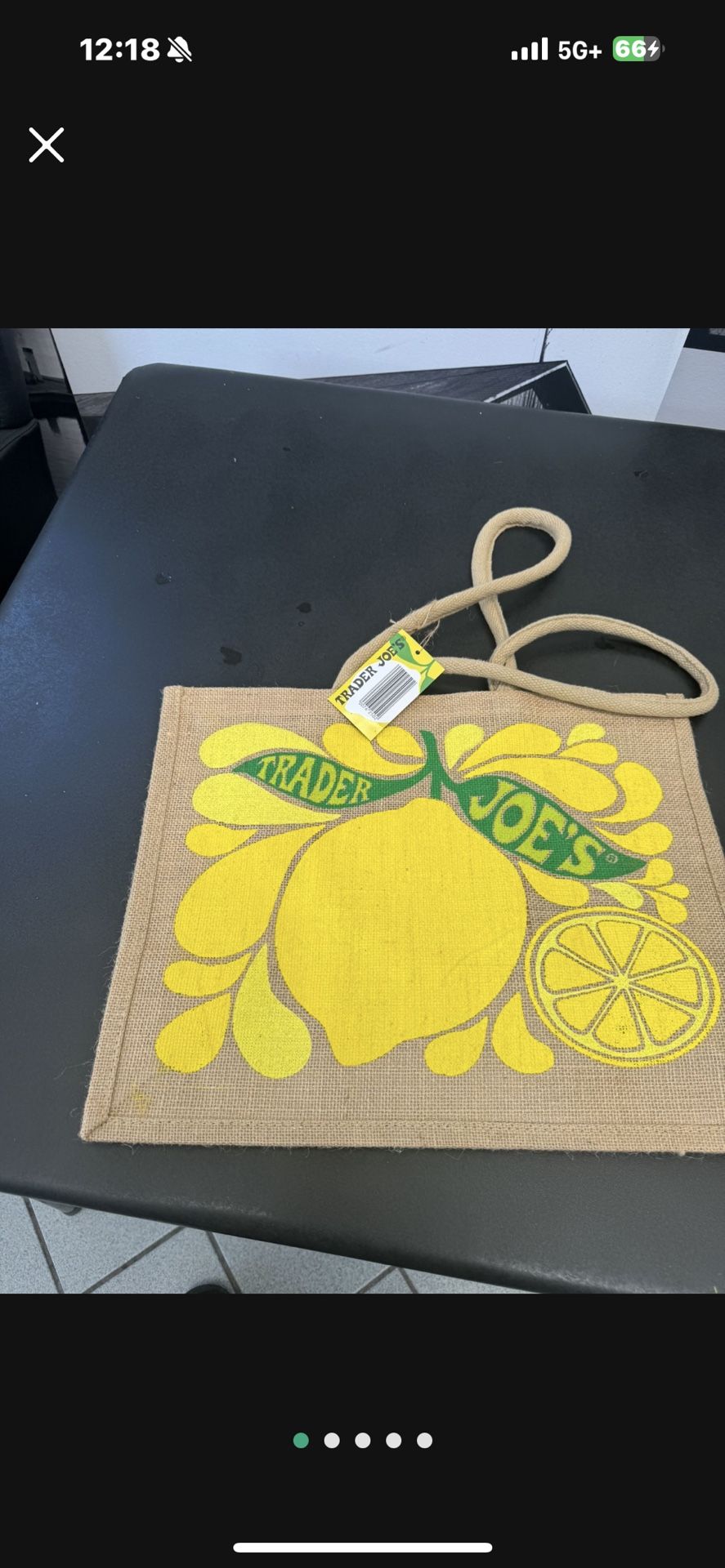Trader Joe Lemon Lime Bag
