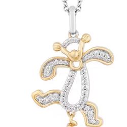 Tigger diamond necklace-Brand New