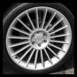 Brand New 24" Status Venti 6x139.7 Silver Wheels