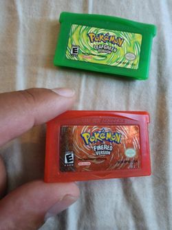 GBA Pokemon Fire Red Leaf Green