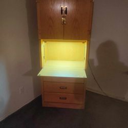 Large Lighted Cabinet