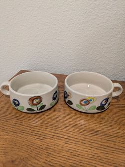 Vintage Soup Bowl Set of 2