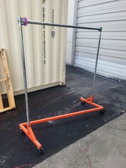 Commercial heavy duty clothing Z rack