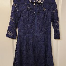 Navy Blue Dress