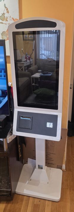 27" Touch Screen Kiosk With Scanner And Receipt Printer