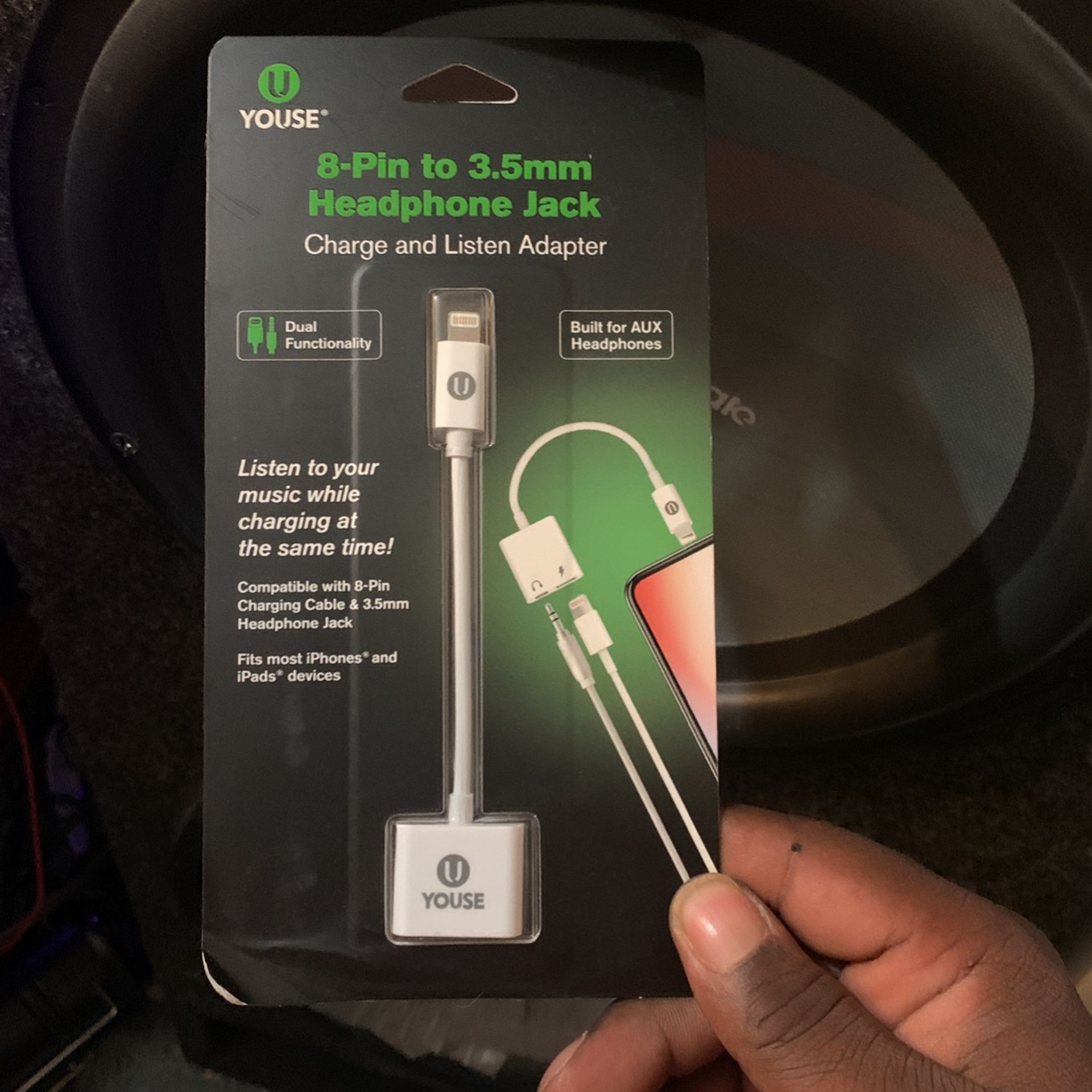 Apple Charging And aux cord good For cars Or Home Stereo’s 