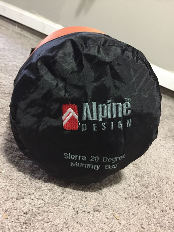 20 Degree Alpine Design Mummy Sleeping Bag For In Duluth Ga Offerup