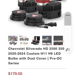Chevrolet Silverado HD 2(contact info removed)-2024 H11 H9 LED BULBS