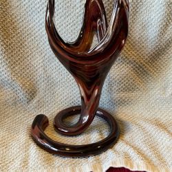 Mid Century Modern Glass Vase