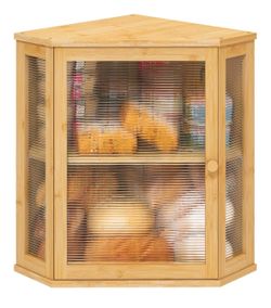 Corner bread box