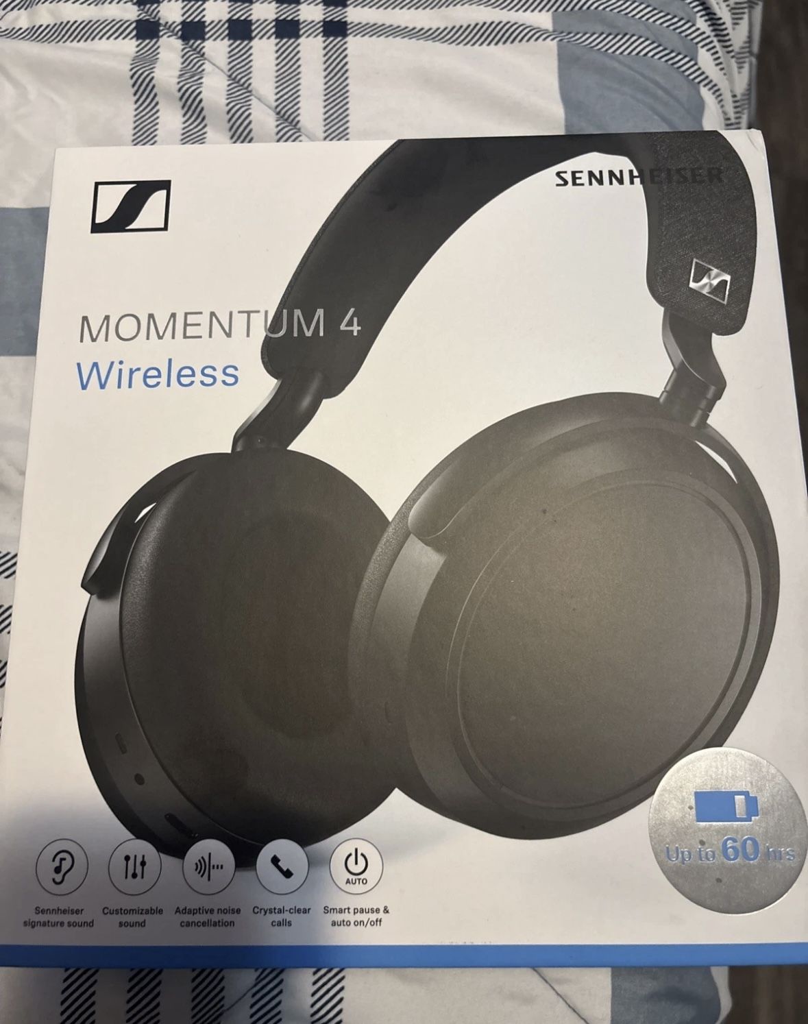 Sennheiser Momentum 4 Wireless Black Headphones 