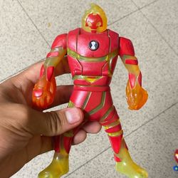 2019 Ben 10 Transforming Ben to Heatblast Flip Head  Action Figure Playmates Toy