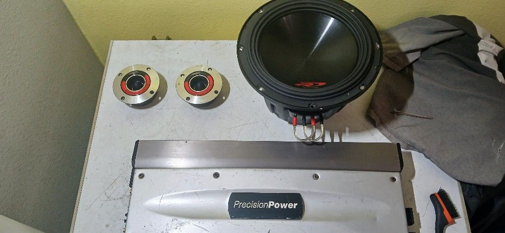 Ppi Amp, Alpine Type R 10" , Skar Tweeters