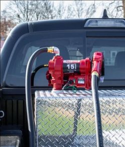 Fill-Rite 12V DC 15 GPM Fuel Transfer Pump with Gasoline Nozzle, 15 GPM