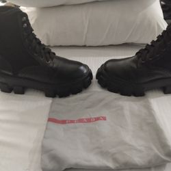 Women's Size Prada Combat Boots