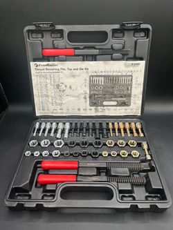 EverTough 67080 Thread Restoring File, Tap, and Die Kit / For Restoring Threads *6894