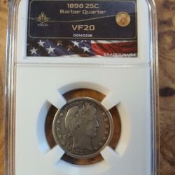 1898 BARBER QUARTER.