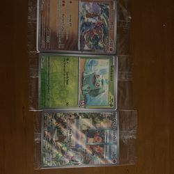 3 Sealed Pokémon Cards