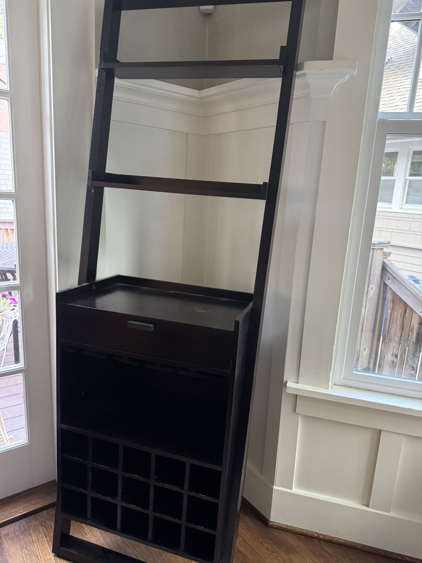 Crate and Barrel Sloane Leaning Wine Bar