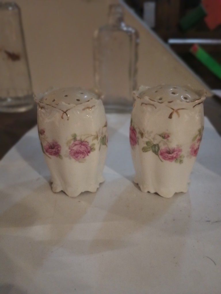Antique Salt And Pepper Shakers