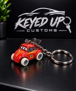 Miniature Race Car Keychain — Independently Modified