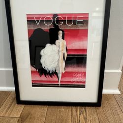 Framed & Matted Vogue Pictures 
