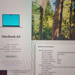 M4 Apple MacBook Air 13 Inch 