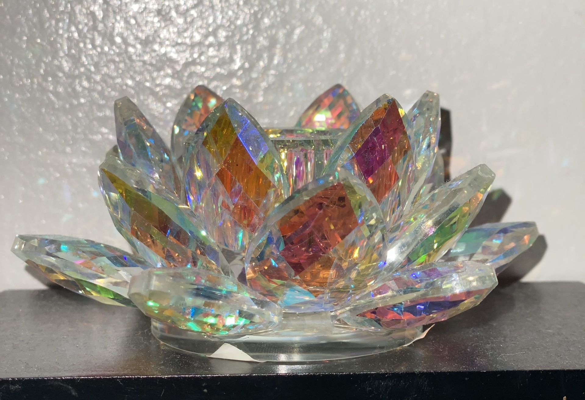 Glass Candle Holder