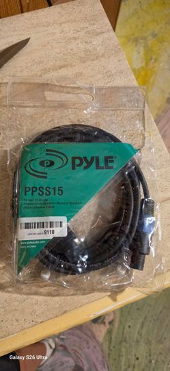 Pyle PPSJ15 15 Feet 12 Gauge Pro Speaker Cable - Speakon to 1/4" new