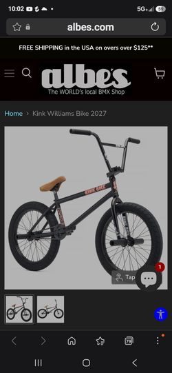21" KINK BMX  ALL ORIGINAL.w/FAT TIRES.......TRADE OR CASH