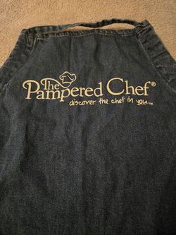 Pampered Chef Denim Apron