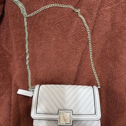 Pink Victoria Secret V-Quilt Crossbody Bag