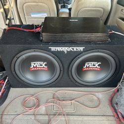 Speakers And Amp With Deluxe Wiring Kit 