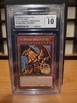 CGC 10 Gem Mint Winged Dragon of Ra Starlight Rare 1st Edition