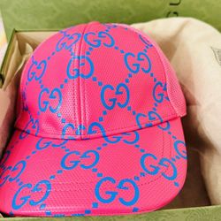 Gucci GG Leather Baseball Hat