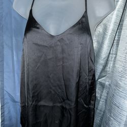 Mikey & Joey Women’s Dressy Racerback, Tank Top, Blouse. Charcoal Gray. Size Med
