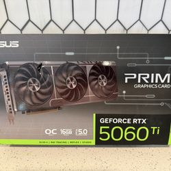 Asus NVIDIA GeForce RTX 5060 Ti Prime Graphic Card - 16 GB GDDR7 Damaged Box