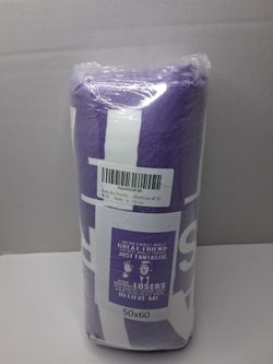 Donald Trump Purple 50x60 Throw Blanket Funny For friend new selling for only $15