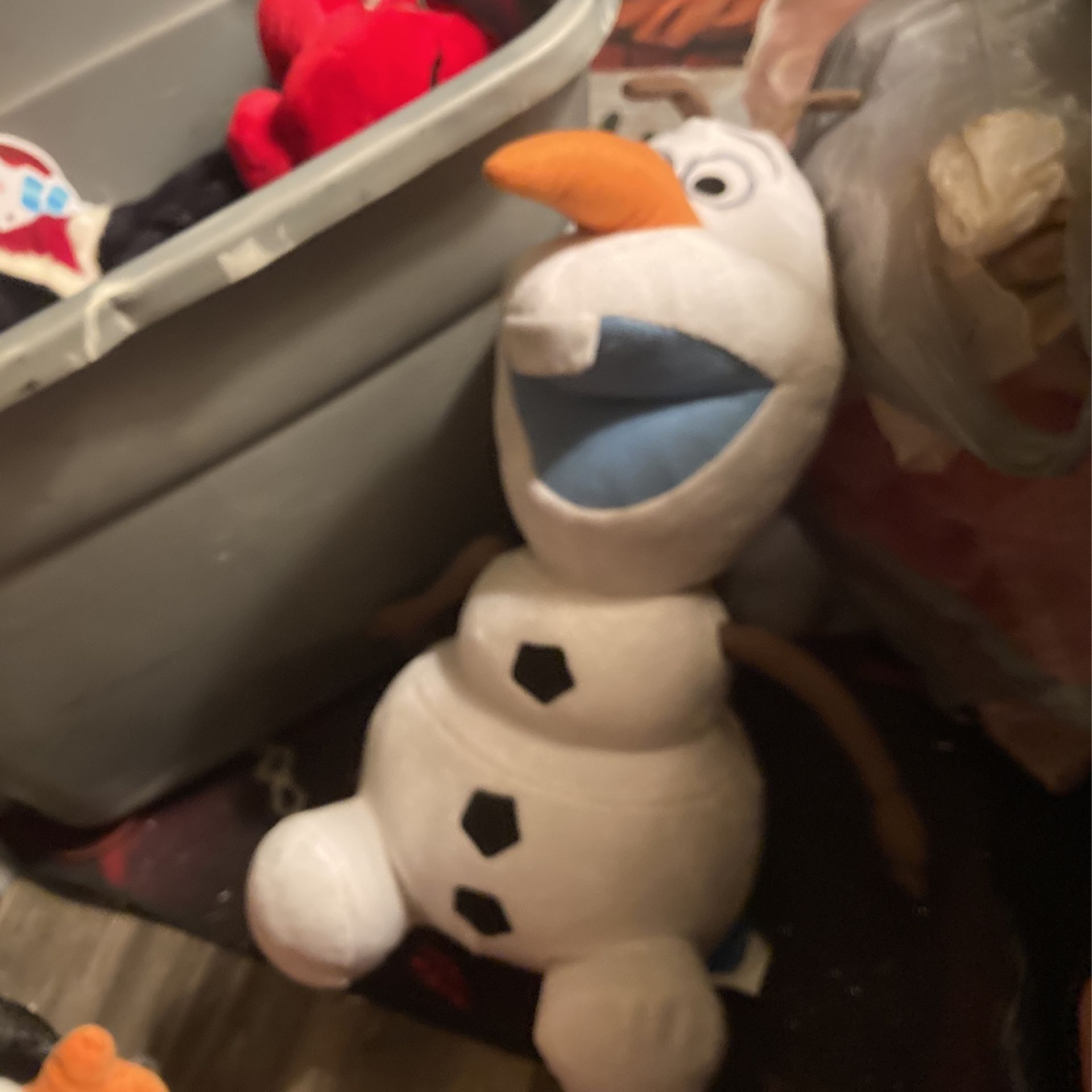 Stuffed snowman from frozen