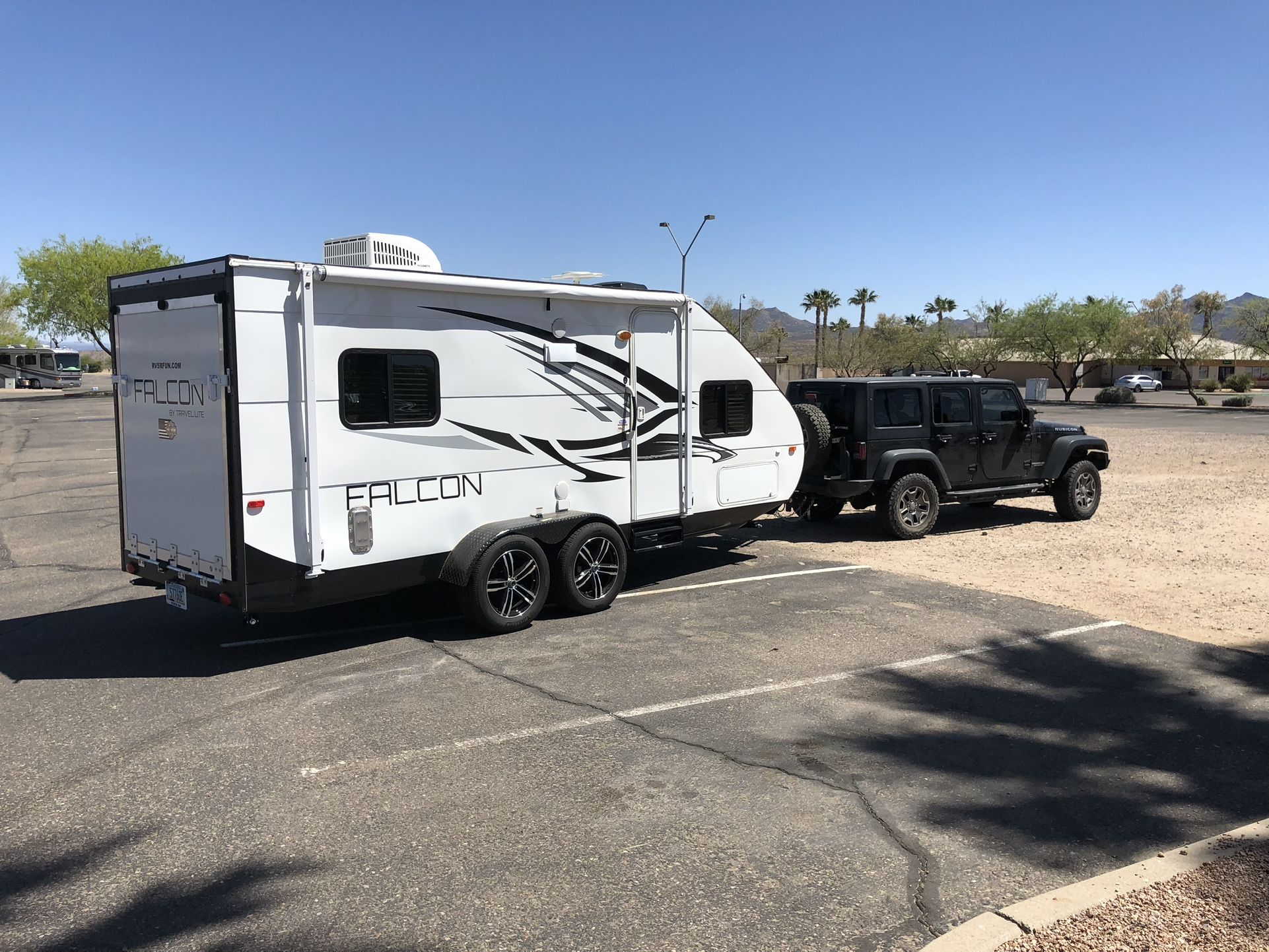 2018 Falcon Aluminum Travel Lite Toy box trailer for Sale in Mesa, AZ