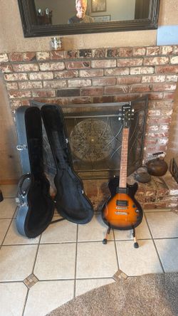 The Epiphone Les Paul II, a Sunburst beauty in Mint condition.