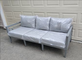 Outdoor patio deep seating couch